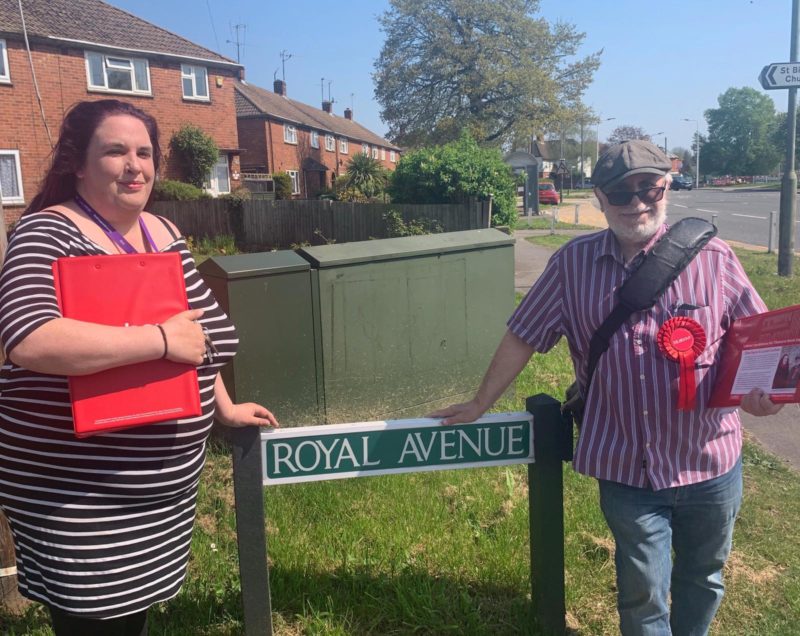 Candidates out in Birch Copse
